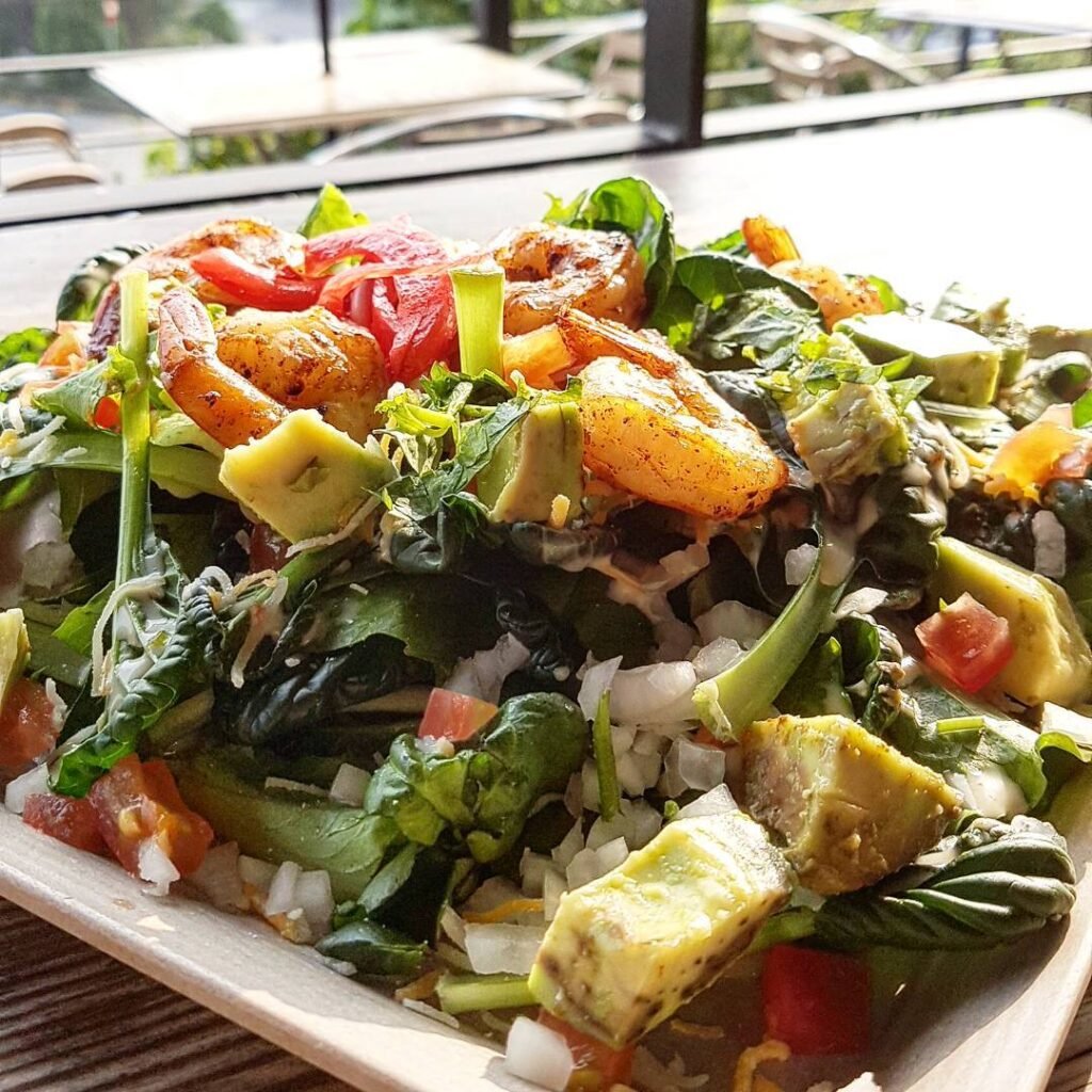 Grilled Shrimp Avocado Salad