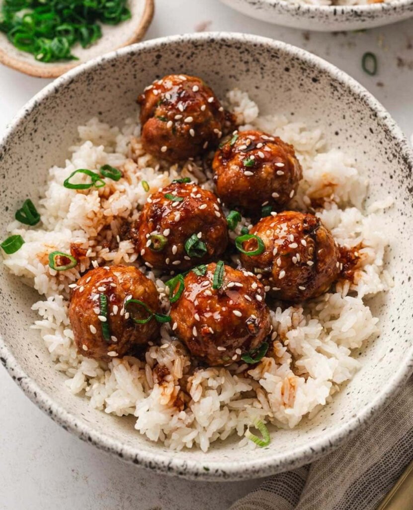 Turkey Meatball Zucchini Bowl