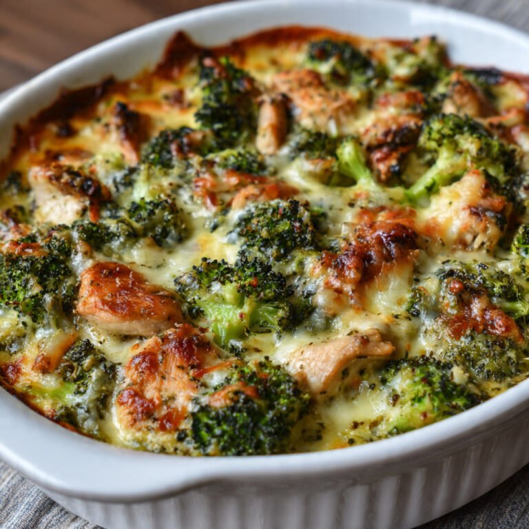 Keto Chicken Broccoli Casserole With 5 Ingredients