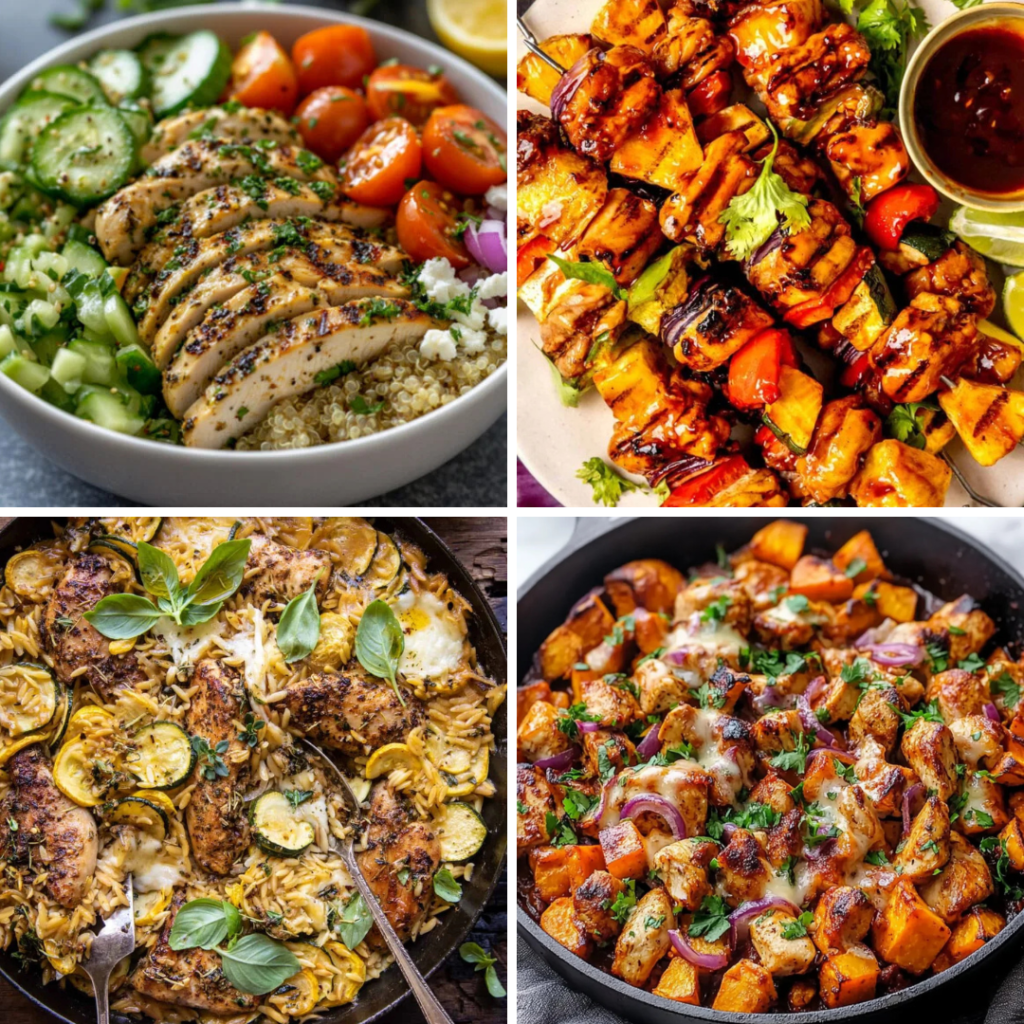 22 High Protein Summer Chicken Dinners
